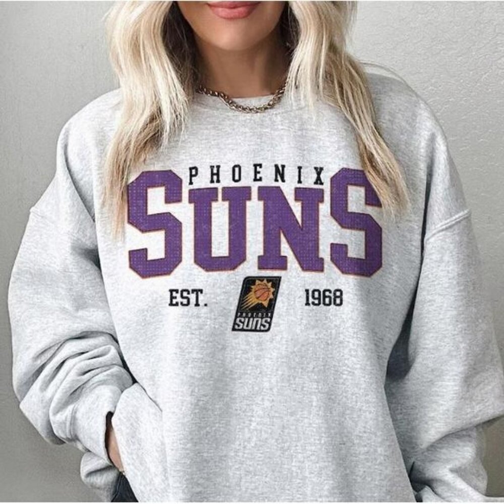 Vintage 90s Phoenix Suns Shirt – Retro Crewneck Phoenix Suns Sweatshirt